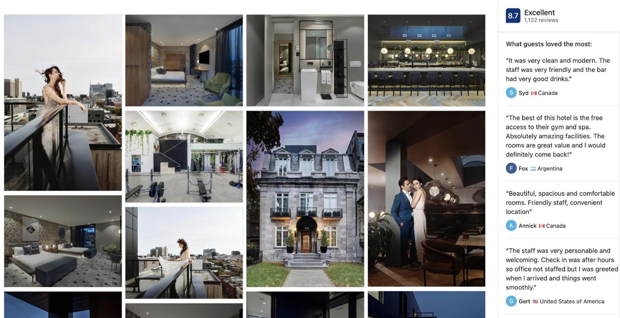 Hotel St.Thomas モントリオール エクステリア 写真